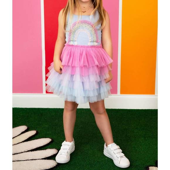 Clara ooh la la yellow/blush Dress